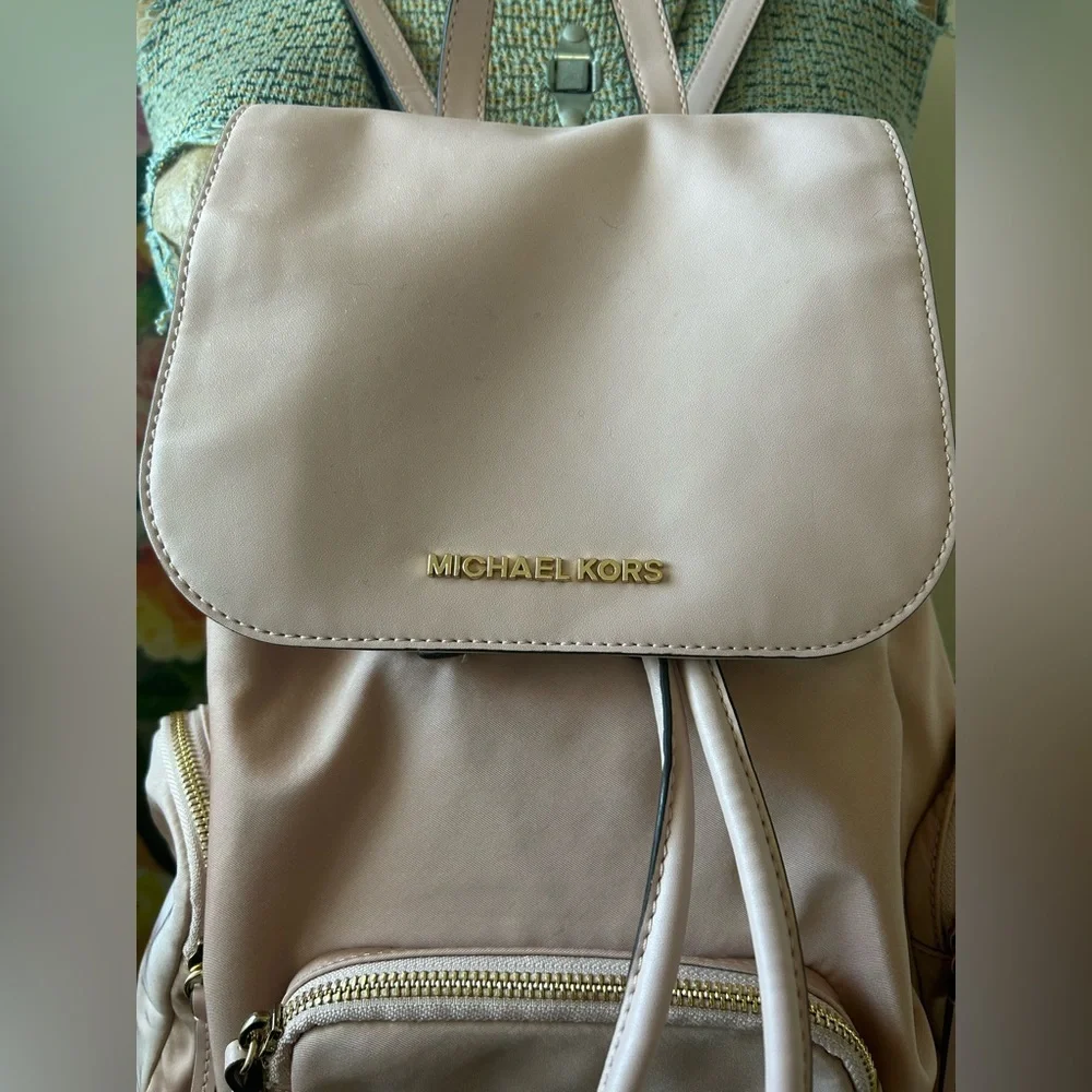 MICHEAL KORS ABBEY BLUSH PINK BACKPACK, STYLE# 35T9GAYB/C